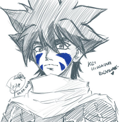 Kei from Beyblade Sketch