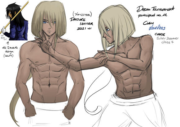 KoD Daisuke colored sketch