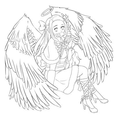 Nezuko Kamado [Fullbody] Demon Slayer Christmas Keychain